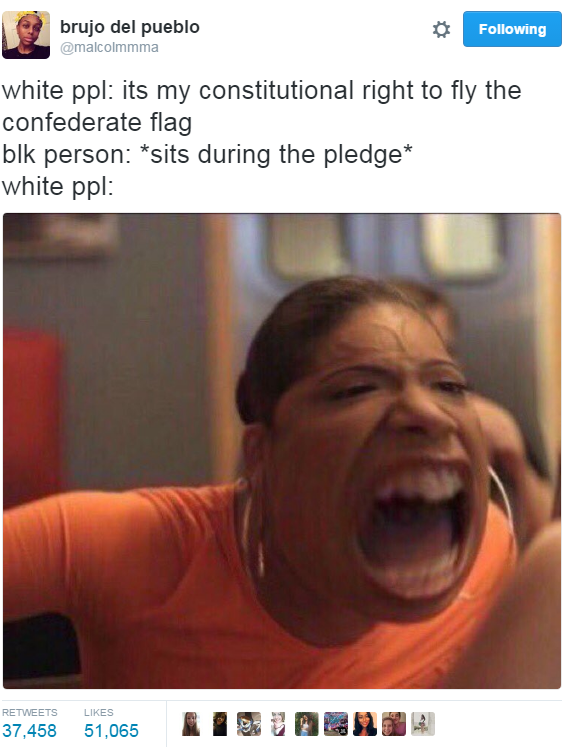 White tears keep the grass green