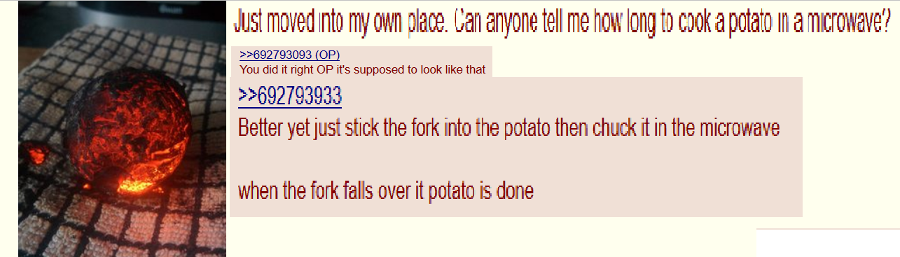 /b cooking advices