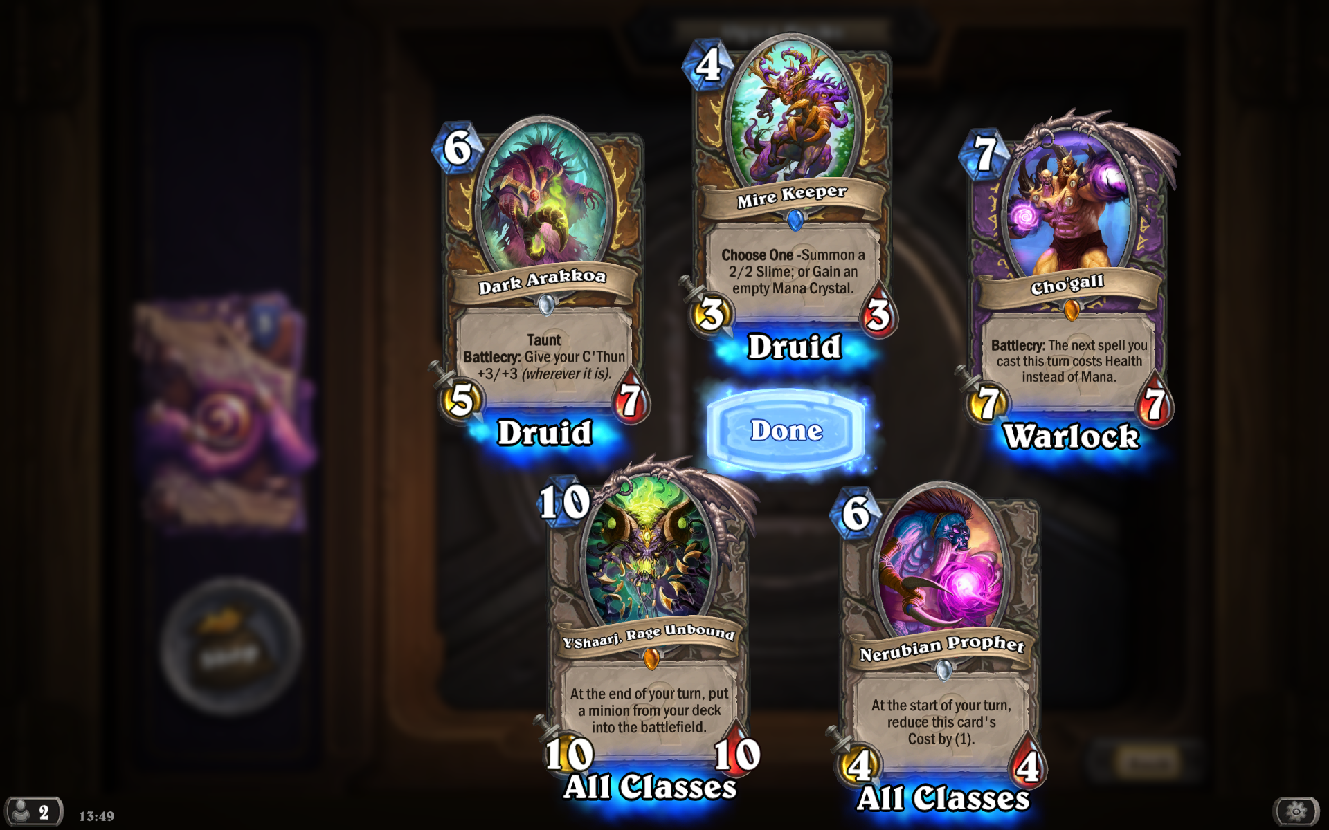When your amount of luck in HS is just on the right lvl