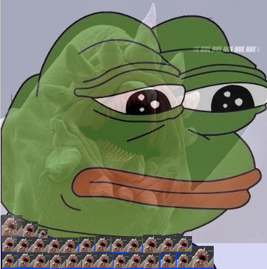 Rare infested parasite pepe
