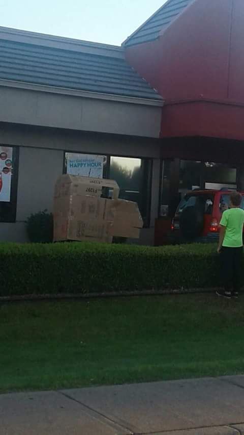 When they won't serve you on foot and you don't want a DUI.