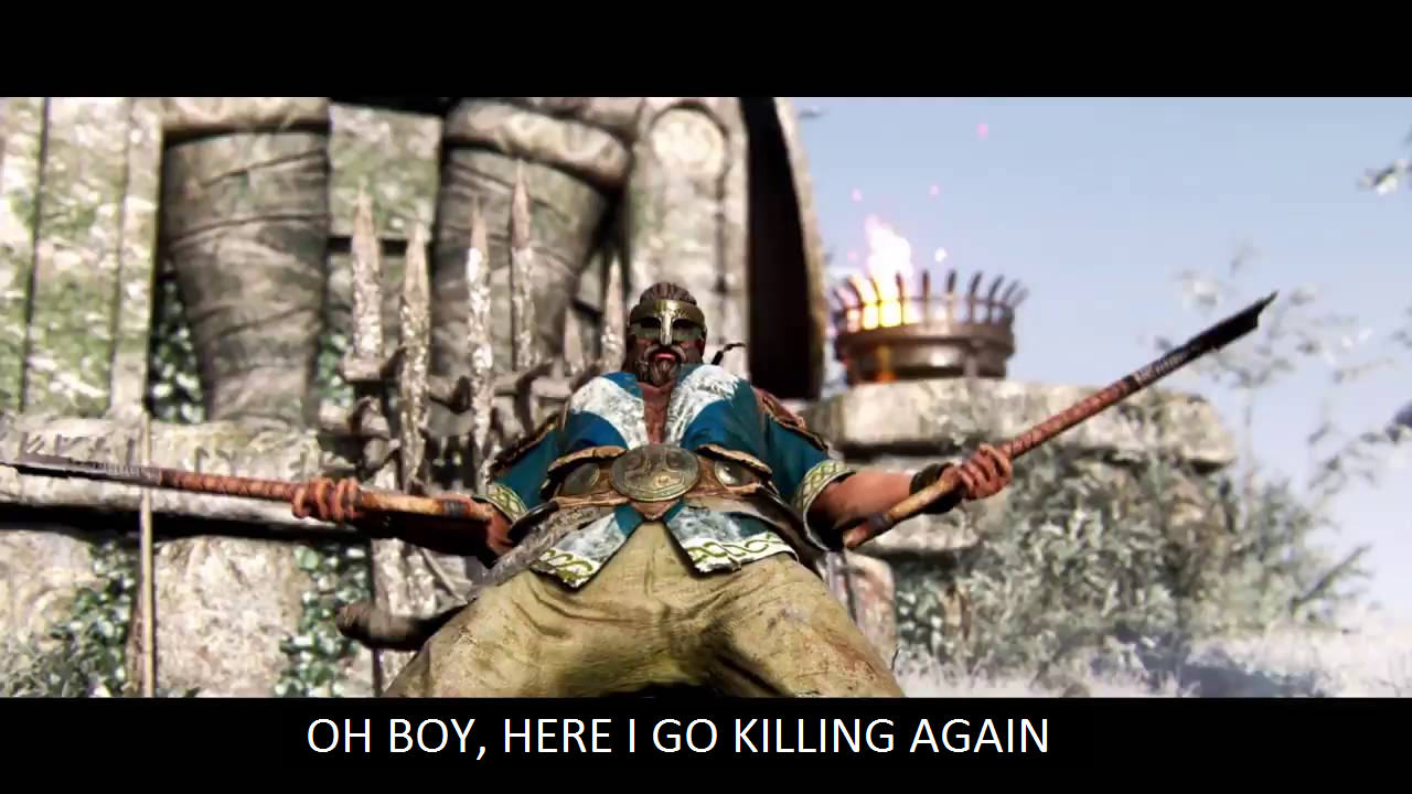 When You Wake Up and Start the For Honor Alpha Again
