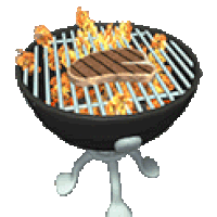 The best animated grill. So hot.