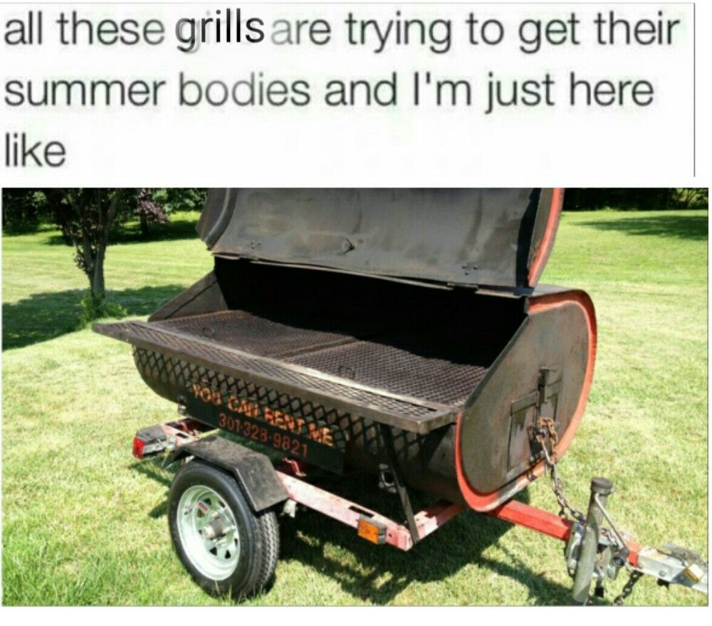 Grill in a wheelchair