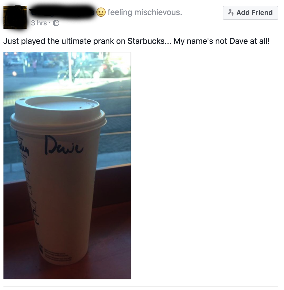 This absolute mental case just got a lifetime ban from Starbucks.