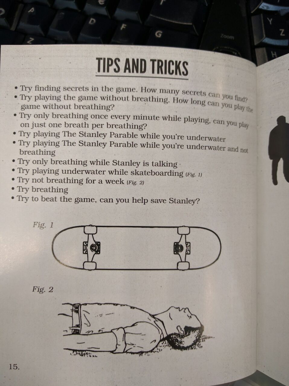 Well, The Stanley Parable manual is ... special ...