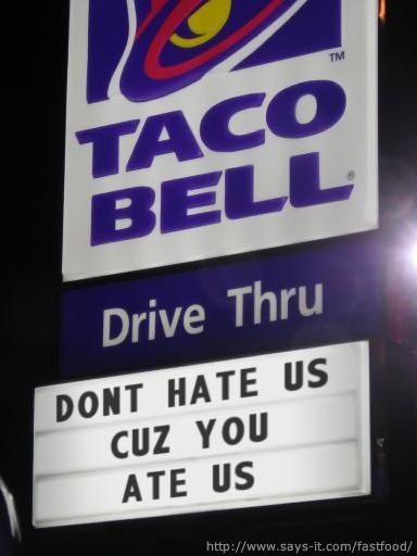 Don't hate us