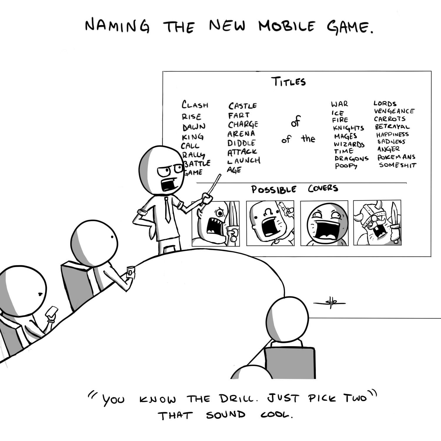 Naming the New Mobile Game