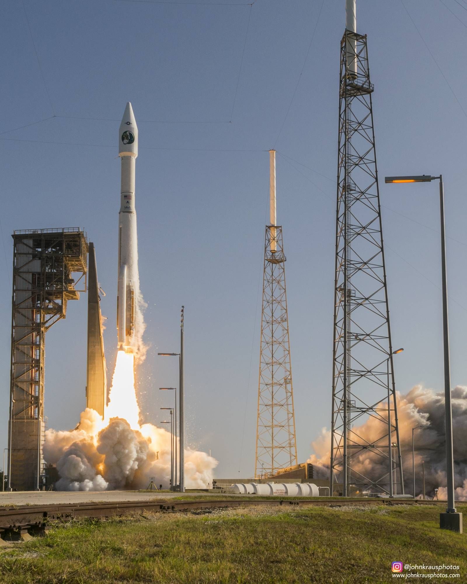 An Atlas V rocket launches a classified mission for the National Reconnaissance Office on July 28 2016