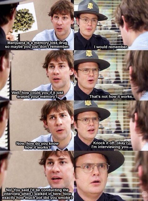 One of my favorite Jim and Dwight moments