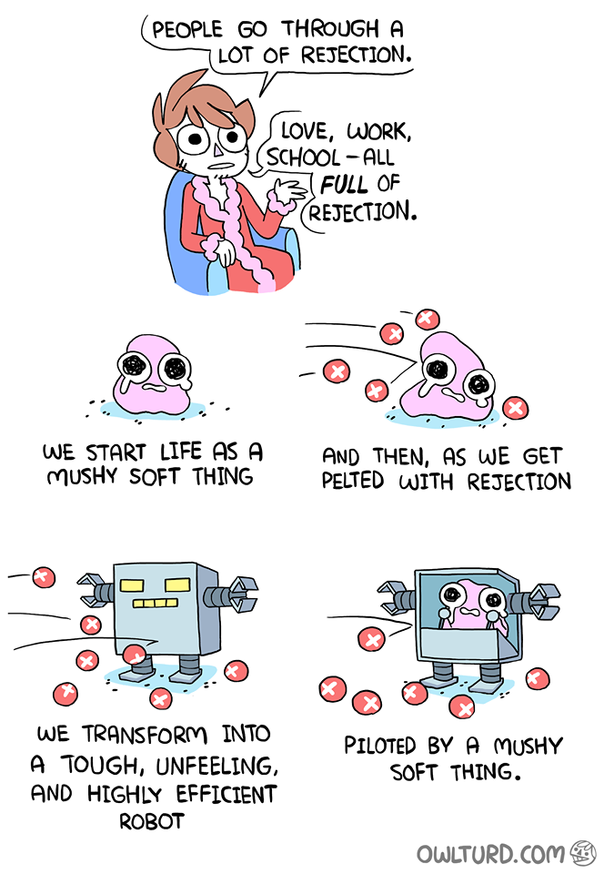We're all just mushy