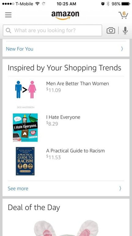 I feel Amazon misunderstands me