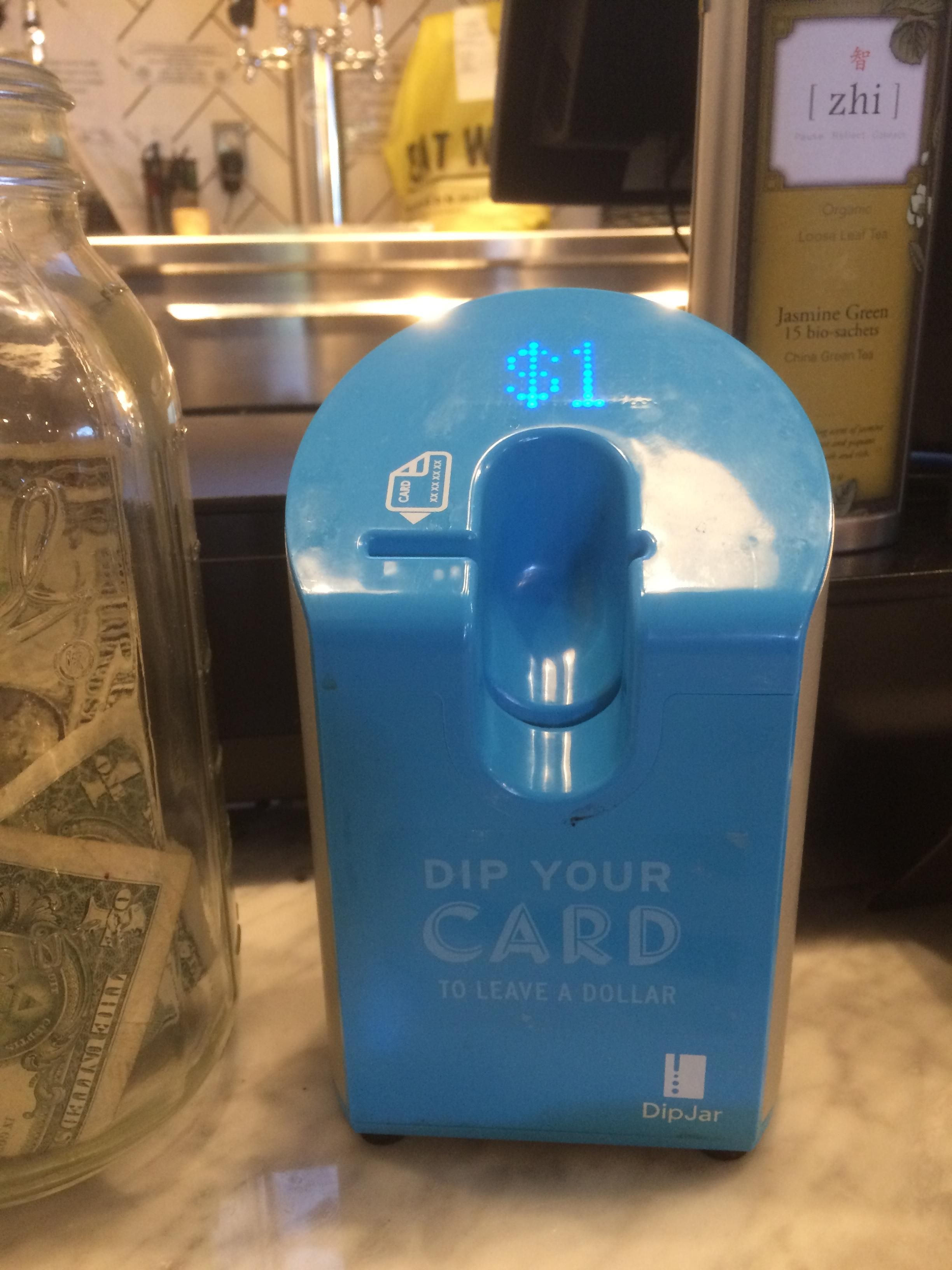 This Credit Card Tip Jar