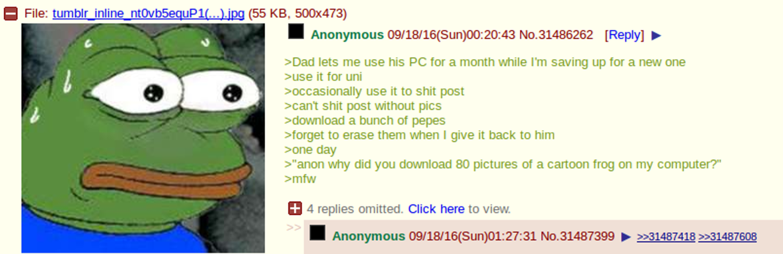 "wait... White, what exactly is a shitpost?"