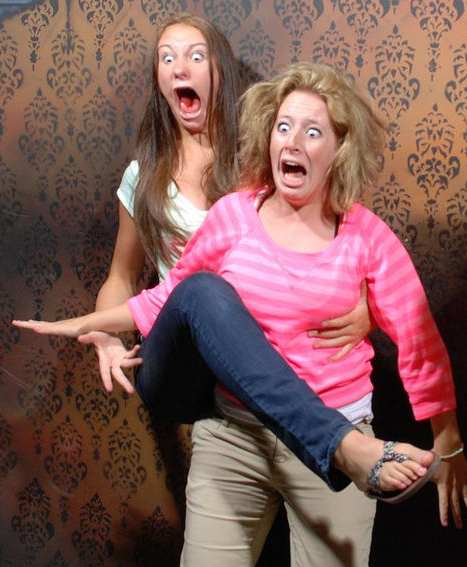 My favorite haunted house fright picture