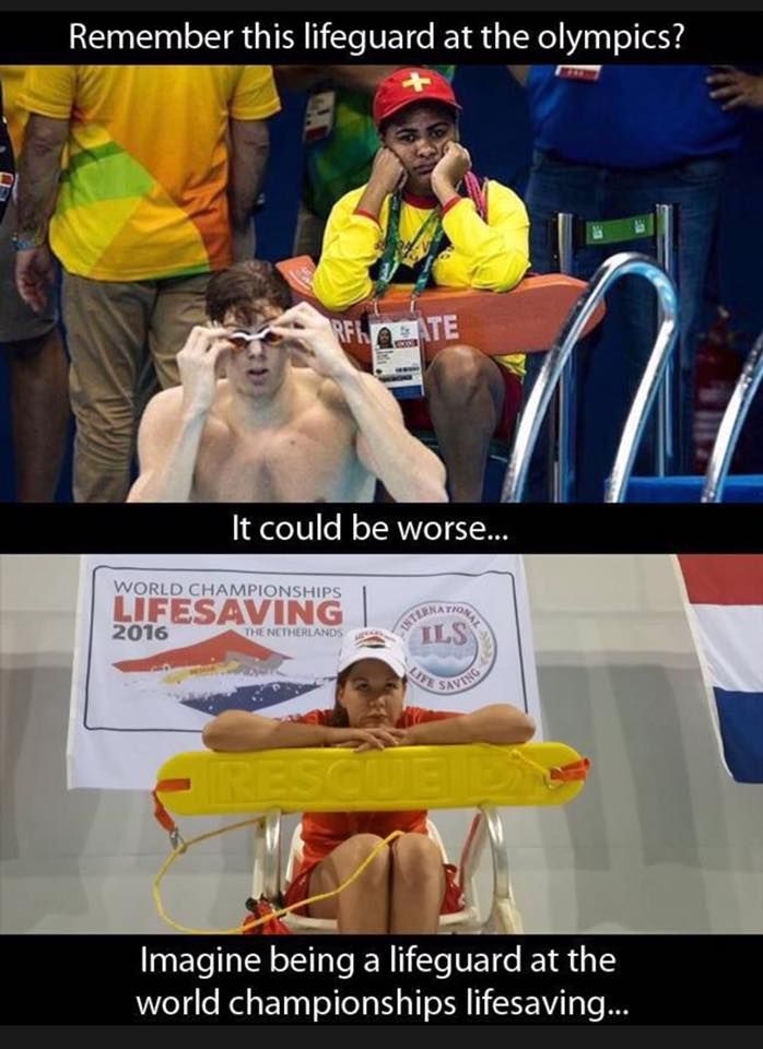 Remember the lifeguard at the Olympics? ...