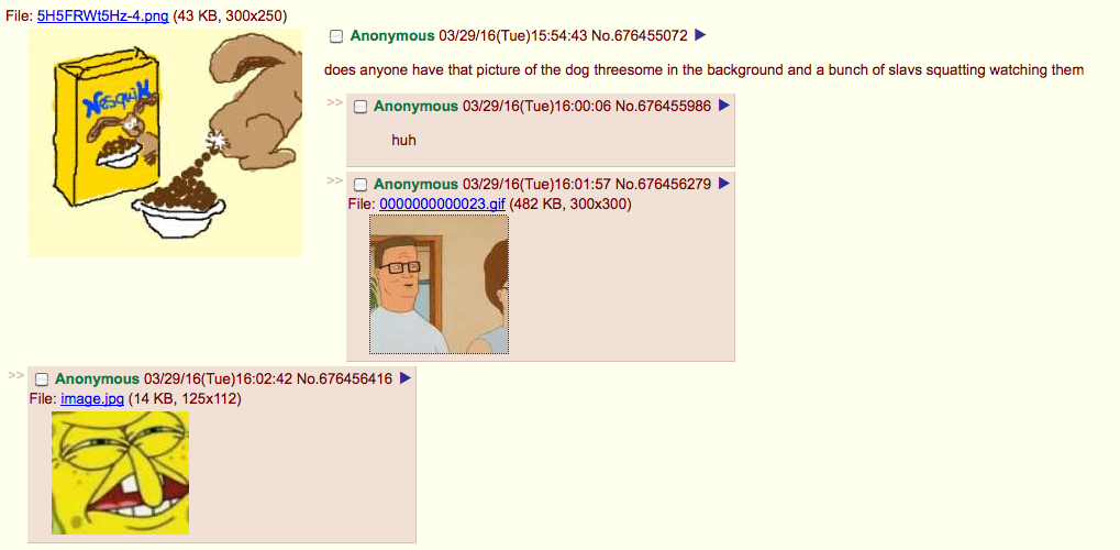 Anon makes a request