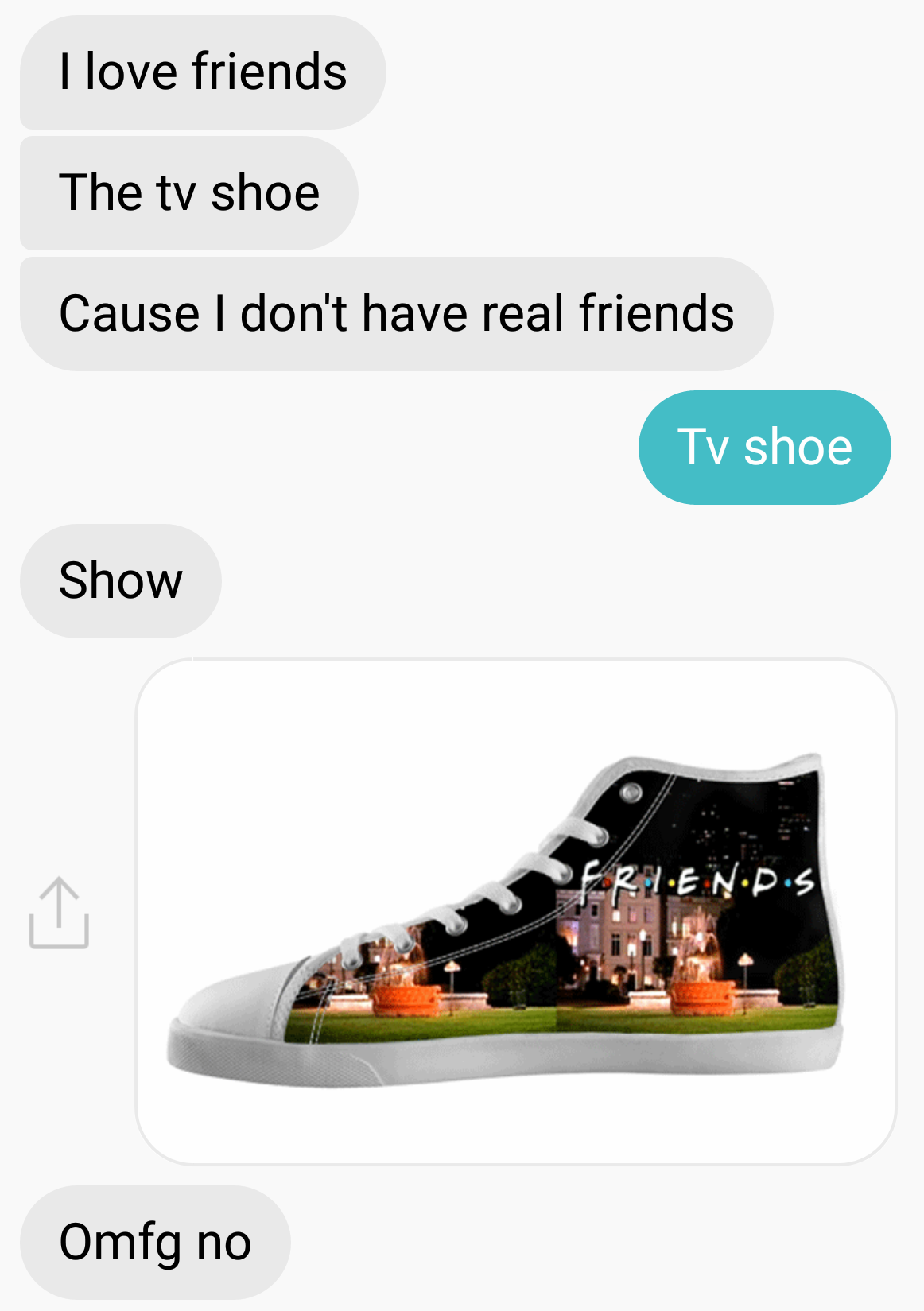 Tv shoe