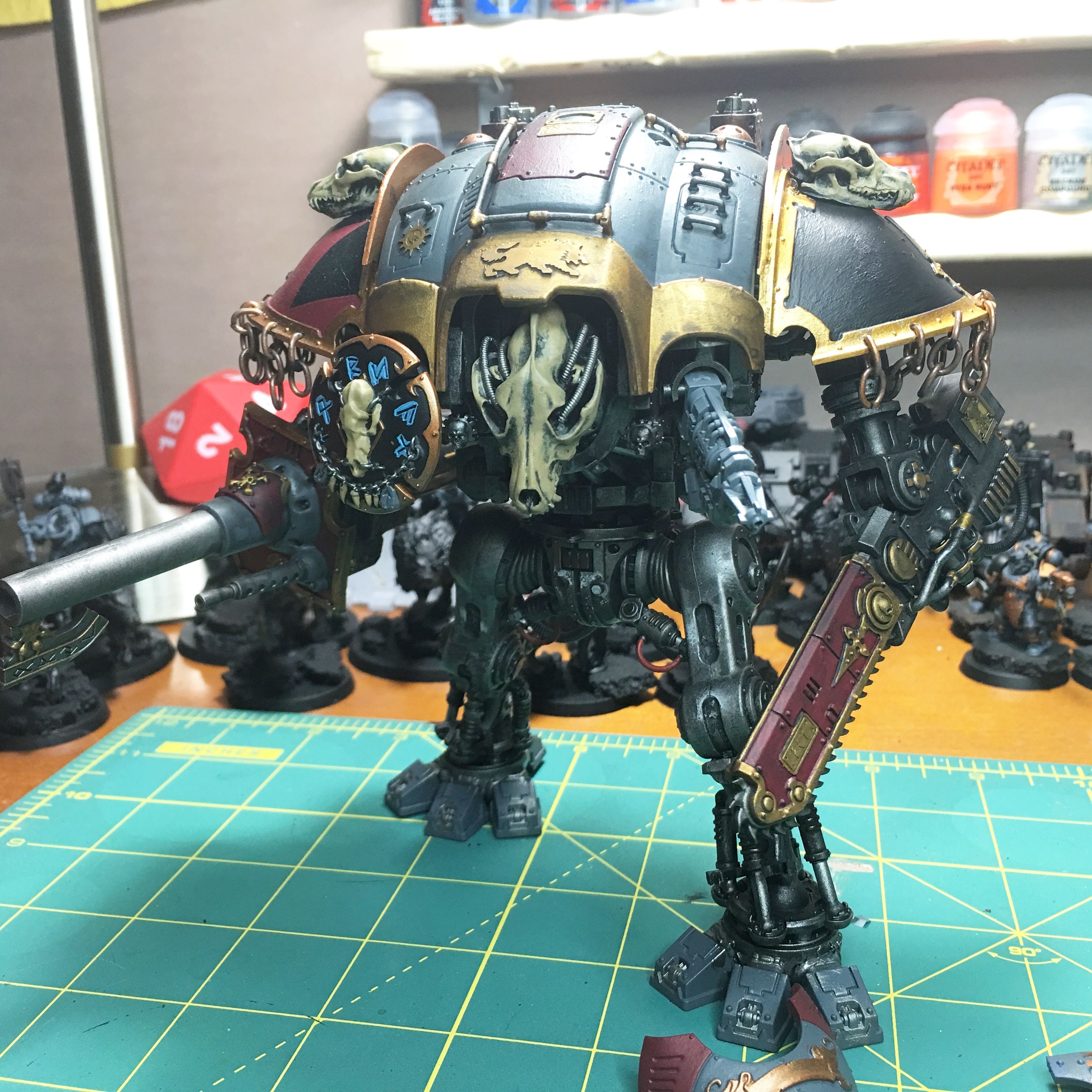 Warhammer 40k Space Wolf allied Imperial Knight