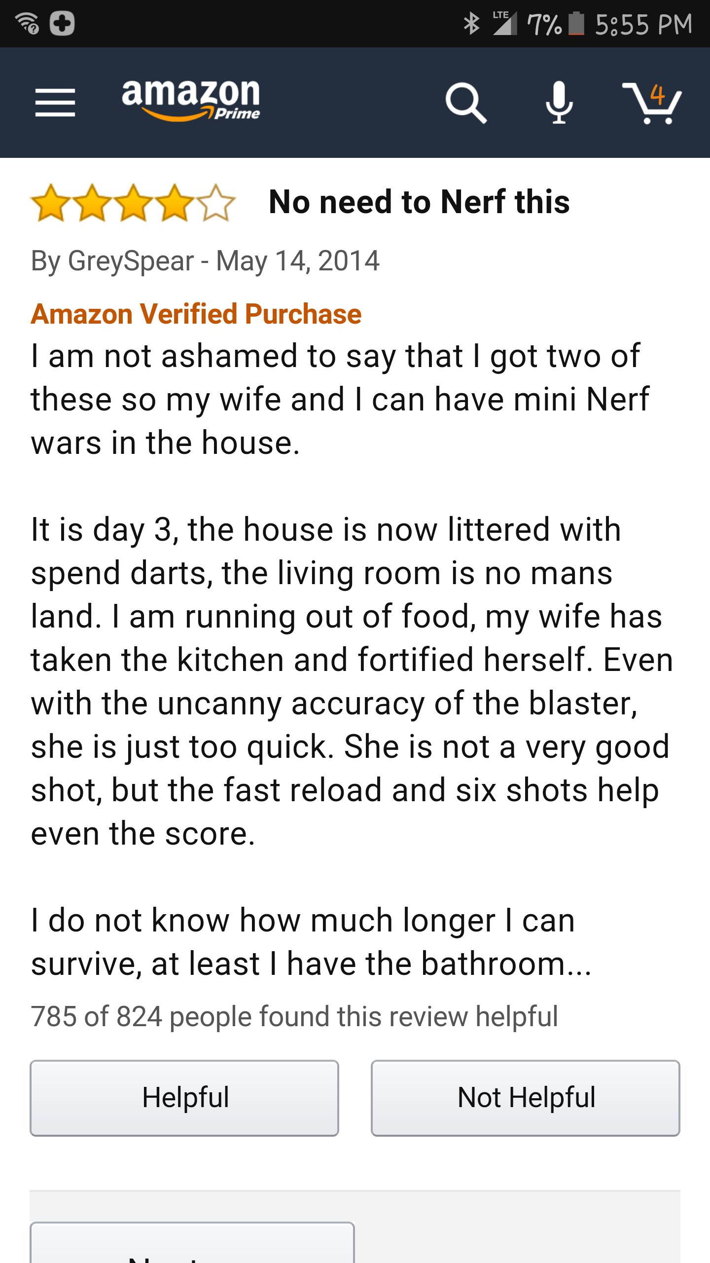 This guy knows how to Nerf.