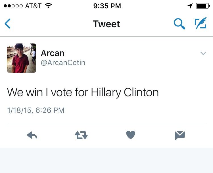 BREAKING: Washington Mall Shooter said he's voting for Hillary on his Twitter.