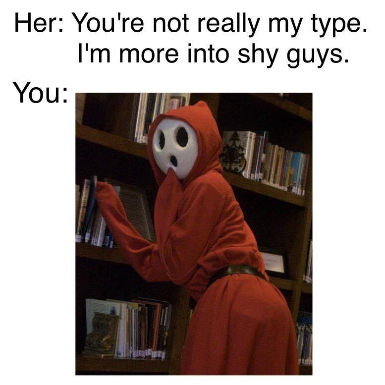 For all the shy guys out there