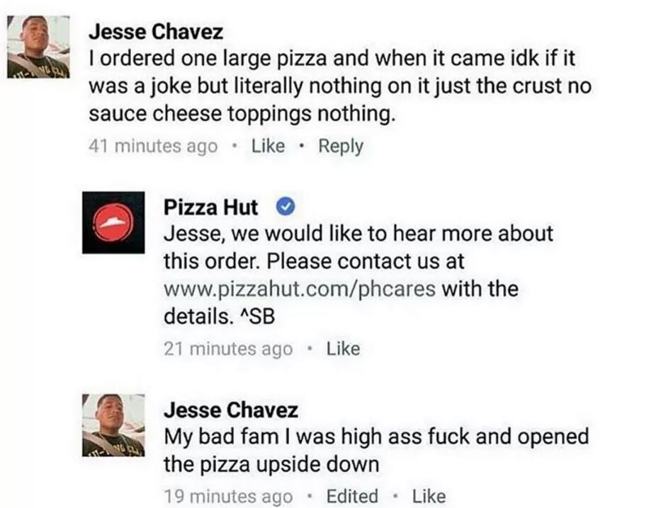 pizza hut is terrible but not that terrible