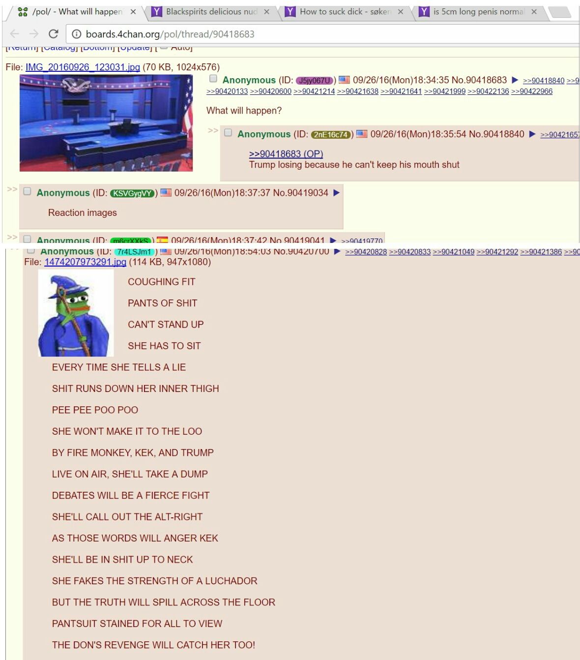 /pol/itican is optimistic about the clump debate