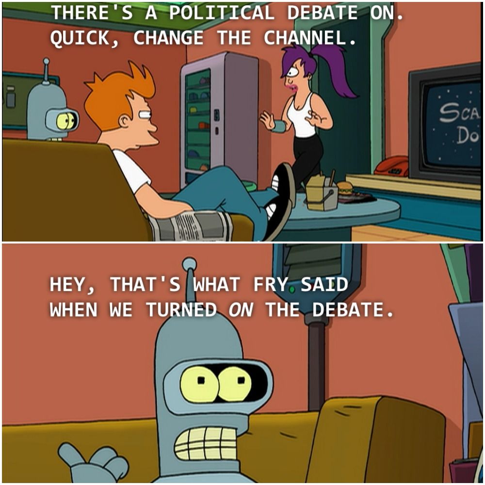 Oh Futurama, how you are able to remain so relevant.