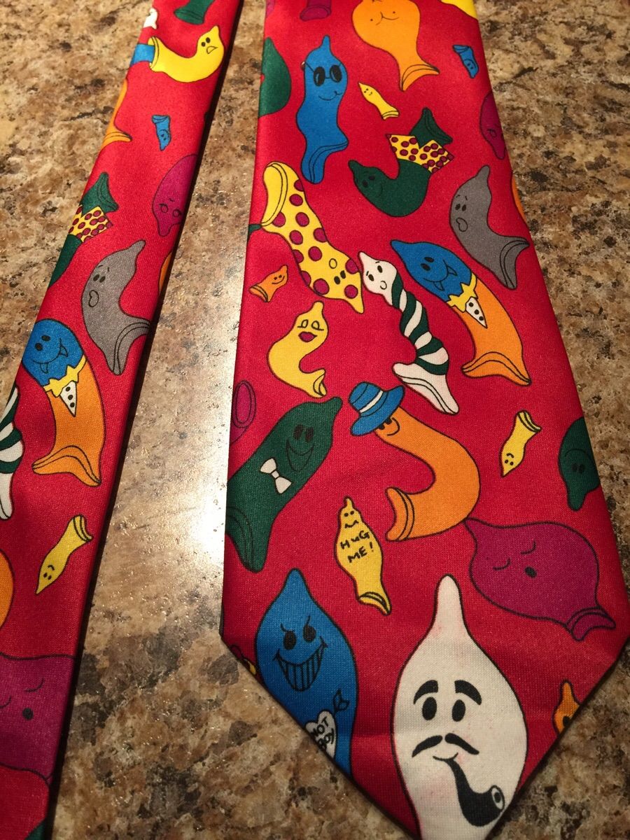 Finally! An appropriate tie for sex! Thanks, Goodwill!