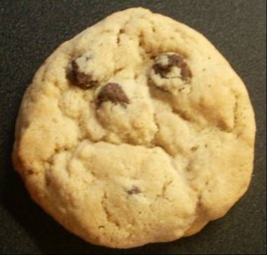 This cookie is fed up with kids these days.