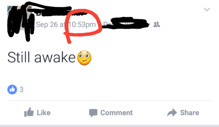 This mad lass has no regard for her bed time