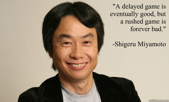 With regards to No Man's Sky, Miyamoto has never been more right.