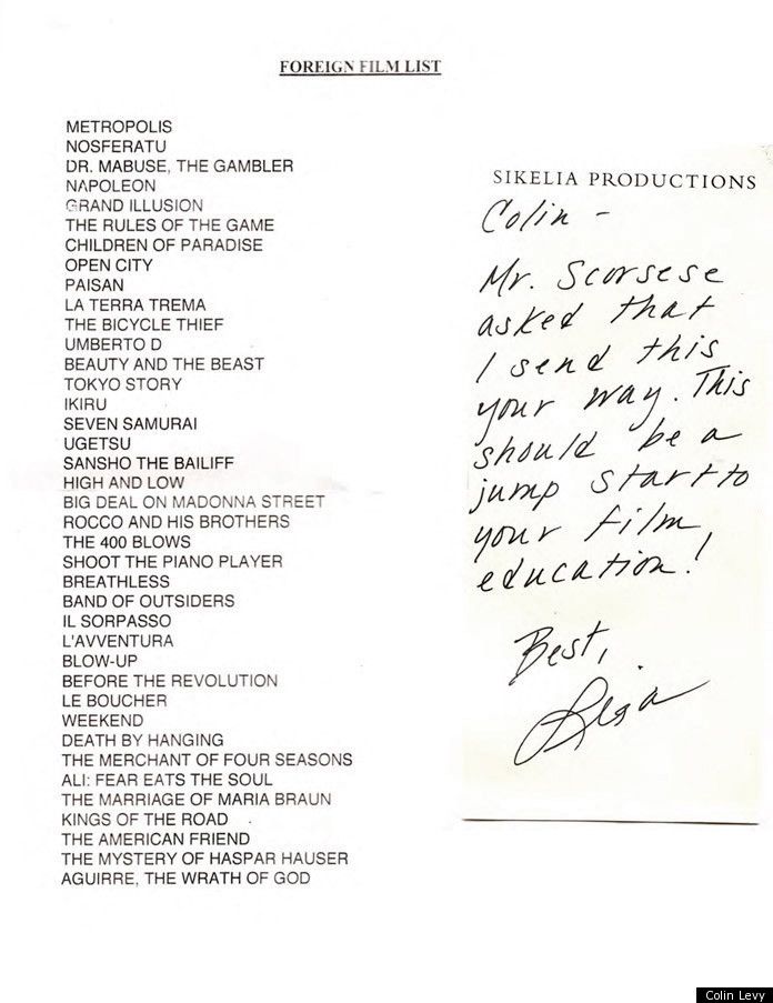 Martin Scorsese's list of 39 essential foreign films