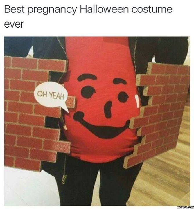 When you're pregnant on Halloween