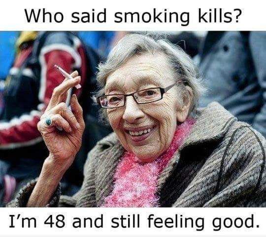 They are lying about tobacco