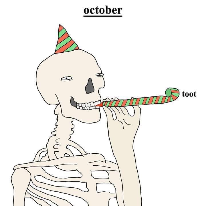 Celebrating birthdays on Spooktober