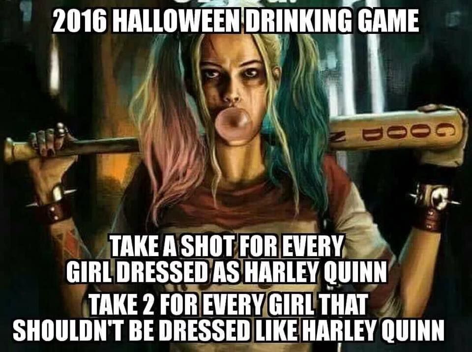 Halloween 2016 Drinking Game