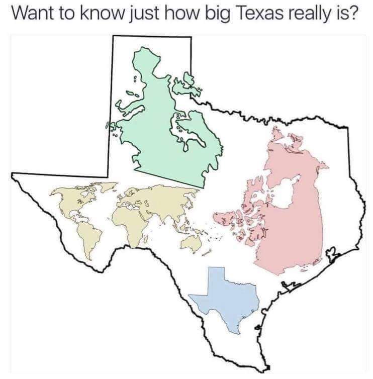 Texas is HUGE!