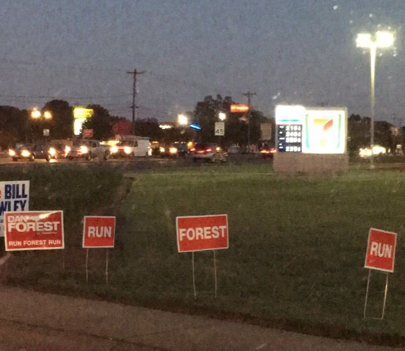 Saw this on my drive home, this guy will win whatever he's running for
