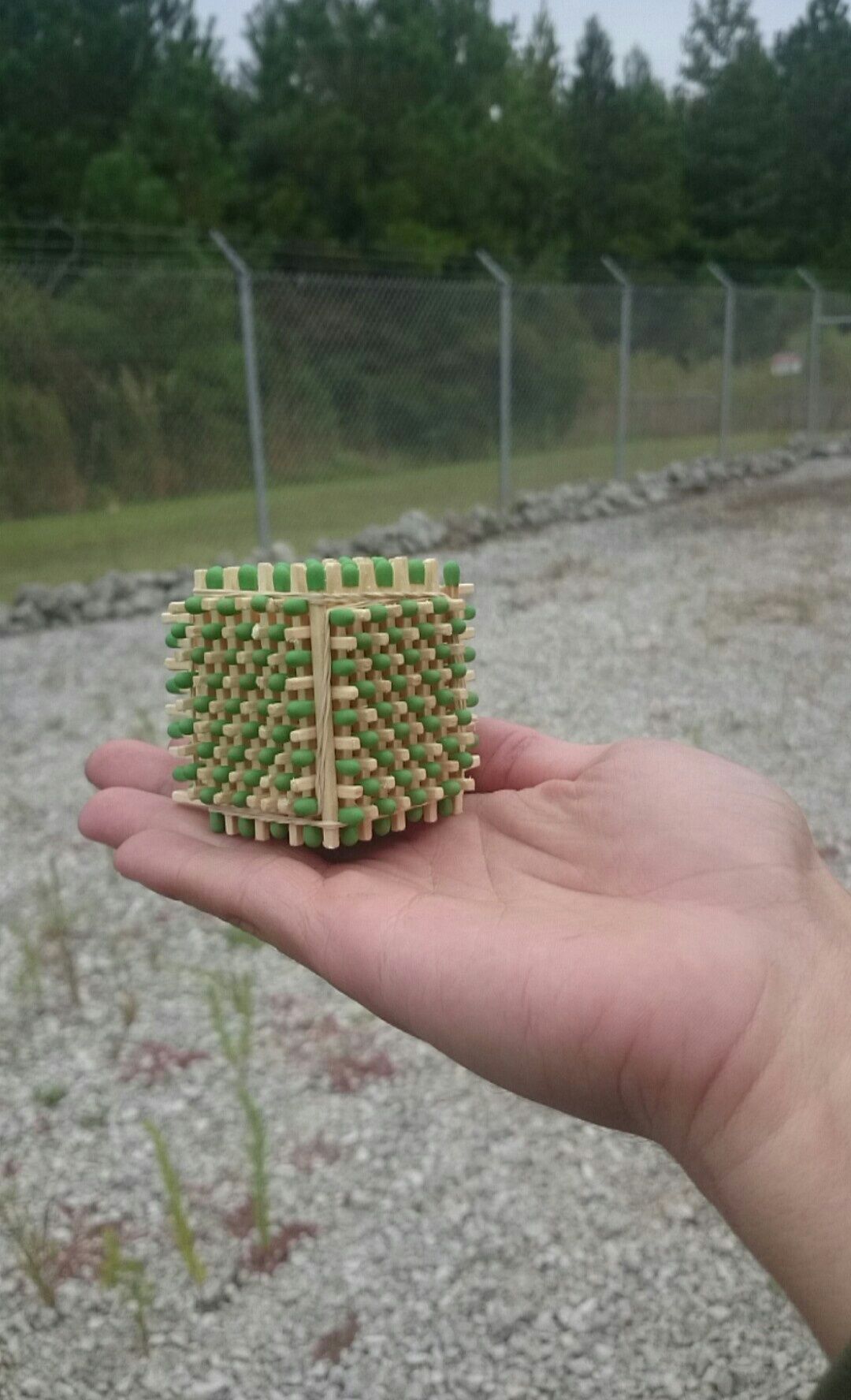 My buddy made a match cube