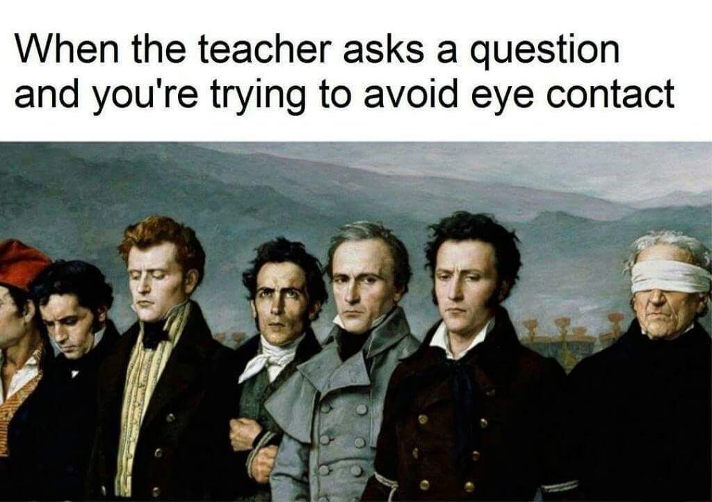 When The Teacher Asks a Question