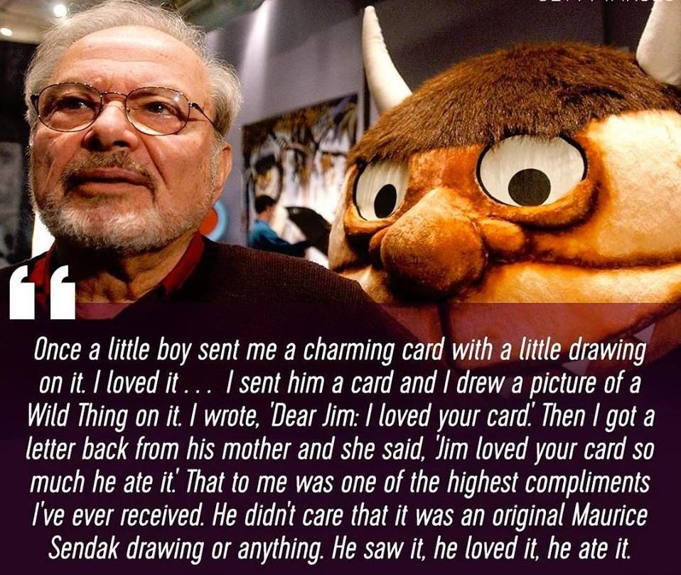 Maurice Sendak, highest of compliments