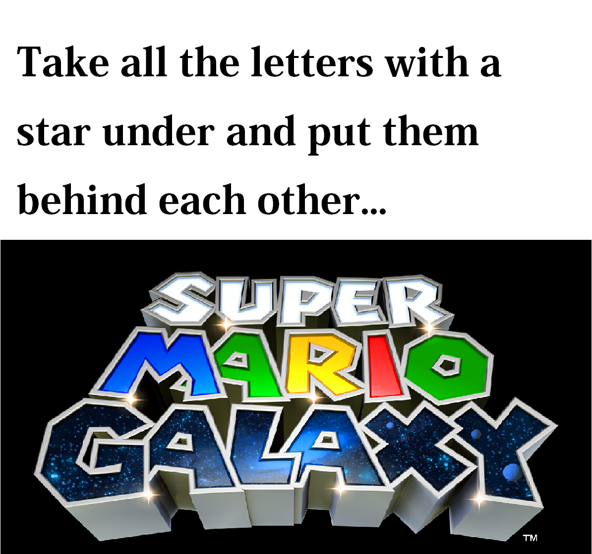 Take all the letters with...
