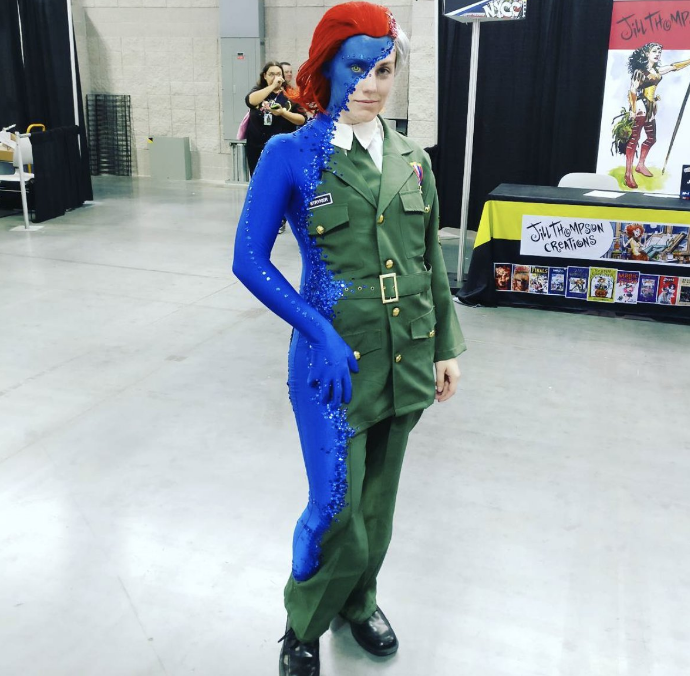 Clever Mystique Cosplay