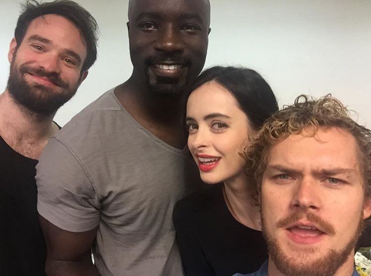 With some friends - The Defenders