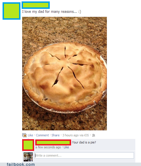 He's a tasty pie