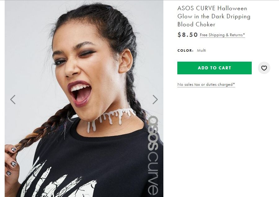 This is being sold as a dripping "blood" choker.