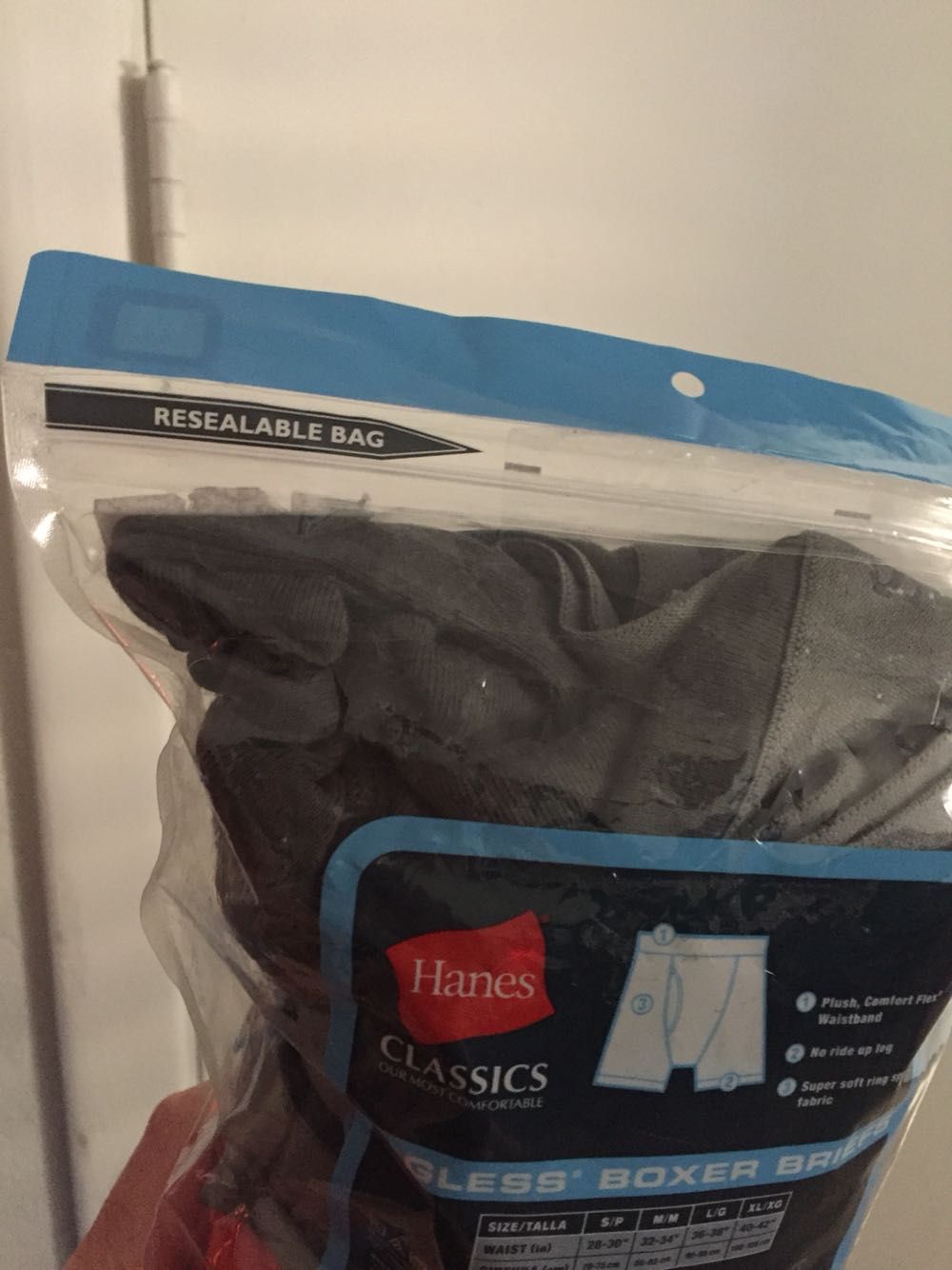 My briefs came in a resealable bag. But why?