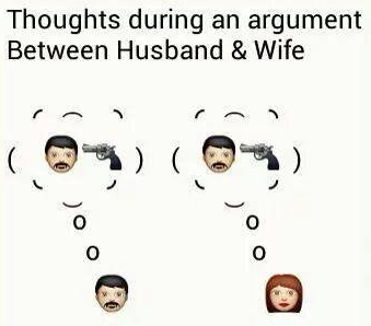 Guy/Girl thoughts during an argument
